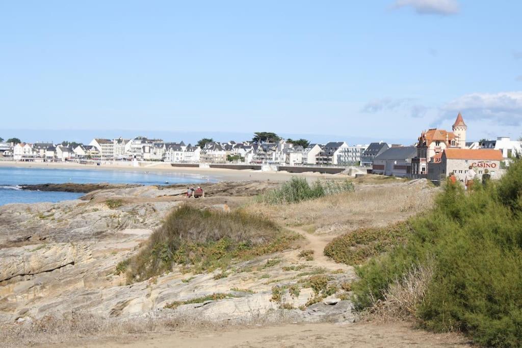 « L'Oceanix » Vue Grande Plage 2Ch Wifi Quiberon Exterior photo