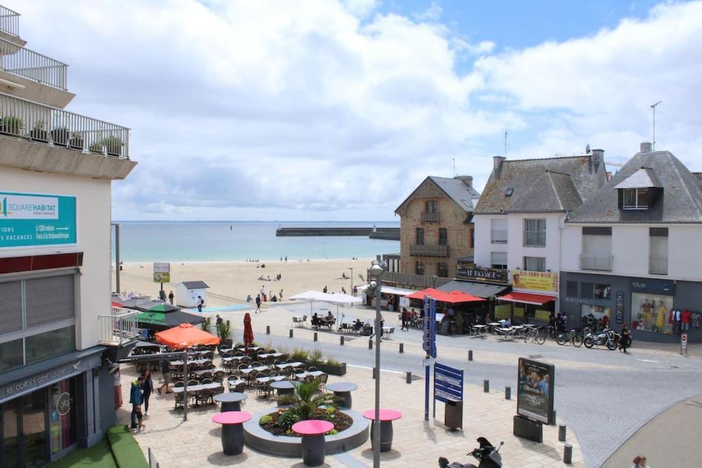 « L'Oceanix » Vue Grande Plage 2Ch Wifi Quiberon Exterior photo